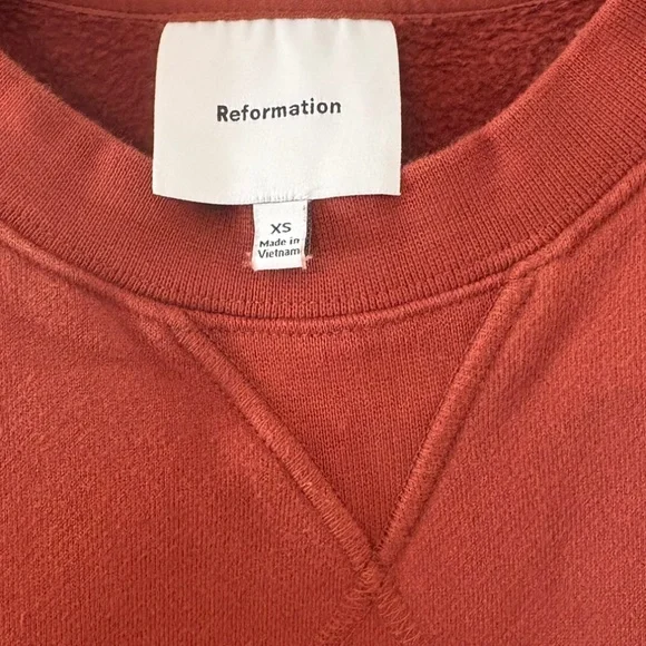 Reformation - Drew Vintage Oversized Crewneck Sweatshirt - Picture 5 of 5